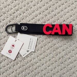 Lululemon athletica Black and Red Key Holder